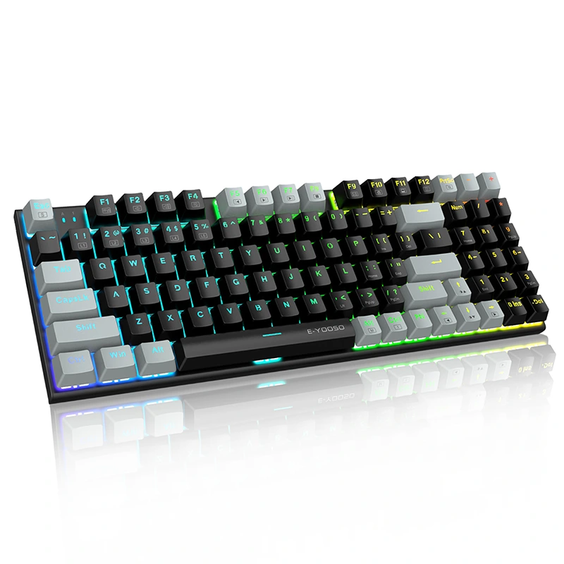 Кабелна RGB механична игрална клавиатура с 94 клавиша